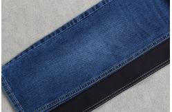 China 11.2 Oz Stretch Denim Fabric With Slub Black Back Side Jeans supplier