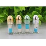 Golden Empty Capsule Shells PS Plastic 2g Clear Pill Bottles