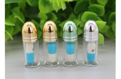 China Golden Empty Capsule Shells PS Plastic 2g Clear Pill Bottles supplier