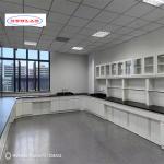 Number of Rails As Drawing Chemistry Lab Bench in Blue Pp Design for sale
