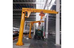 China Customized Electric Pillar Mounted Jib Crane 360 Degrees Rotation With Electric Chain Hoist supplier