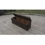 Bedroom Rattan Storage Boxes With Powder Coated Aluminum Frame for sale