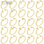 Diamond Zircon Jewelry 14k Gold Plated Letter Ring Open Adjustable for sale