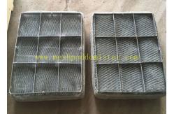 China Support Grid AISI 304 Material Rectangular Mesh Pad Demister supplier