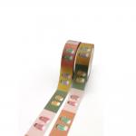 DIY Custom Printed CMYK Gift Wrapping Taiwan Die Cut Washi Packing Paper Tape