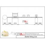 Face Cream Jar Filling Line / Paste Piston Filling Machine Line With Touch Screen Control for sale