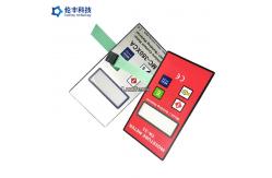 China Custom Polyester Flat Membrane Switch Panel With Flexible Circuit supplier