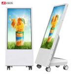 32 1920x1080 350nits Mobile Lcd Digital Signage With Wheels for sale