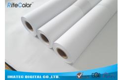 China Water Based Matte Coated Paper Roll , 128 Gram Large Format Paper Roll supplier