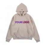 Anti - Pill Winter Fleece Cotton Pullover Hoodie Embroidery Knit for sale