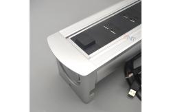China Desktop Multimedia Flip Up Power Outlet With USB Charger supplier