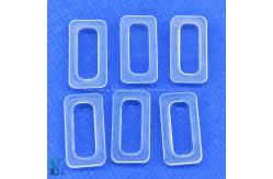 China Customized Quartz Plate Step Sheet With High Precision And Punching Processing Service supplier