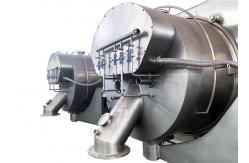 China Inverting  Siphon Peeler Continuous  Horizontal Centrifuge For Solid Liquid Separation supplier