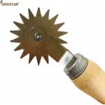 Beekeeping Tool wooden handle Frame Manual Wheel Type Wire Embedder for beekeeping for sale