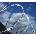 Galvanized Barbed Wire Security Fence 12x12 CBT65 Razor Wire for sale