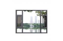 China Black Aluminium Casement Windows Heat Insulation Sound Proof Customized supplier