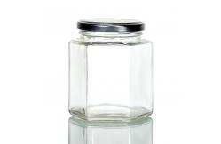 China Custom Design Wide Mouth Airtight Glass Jars With Airtight Aluminum Lid supplier