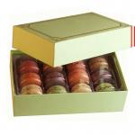 Hot selling long macaron holder custom printing cardboard box with high quality