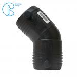 Custom HDPE Electrofusion Fittings , 110mm Electrofusion HDPE 45 Degree Elbow for sale