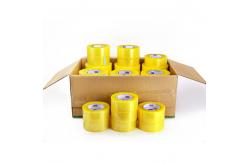 China Transparent Yellow BOPP Adhesive Tape for Packing supplier