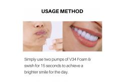 China SGS Teeth Whitening Serum Foam Dentaire Violet V34 Colour Corrector supplier