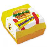 Biodegradable Takeaway Food Packaging Custom Printed Burger Boxes Eco-Friendly Disposable Burger Containers