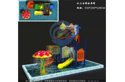 China Children Backyard Spray Park 25 Sqm Mushroom Style With Water Fountain supplier