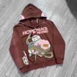 Custom 3d Puff Printing logo 500 Gsm Full Zip up Hoodie Chenille Embroidery Acid Wash Fleece Zipper Oversized Streetwear Hoodie for sale