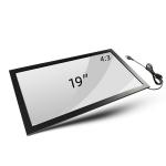 Multi Points DIY IR Touch Frame Overlay Kit 19 inch Aluminum Material for sale