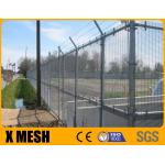 Hot Galvanized Silver Colour Anti Climb Mesh Fence 358 Anti Cut Clear View Wire Mesh Panels for sale