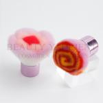 Long Lasting Durable Face Kabuki Makeup Brush Flower Swirl Shape 45g