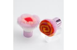 China Long Lasting Durable Face Kabuki Makeup Brush Flower Swirl Shape 45g supplier