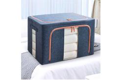 China Cubby Underbed Fabric Household Storage Containers With Lid Foldable Multiscene supplier