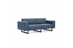 China Blue Hotel Office Reception Leather Modular Sectional Office Sofa supplier