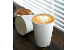 China 12oz PE Coating Disposable Single Layer Paper Cups Coffee Container supplier