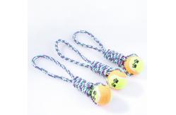 China Teeth Cleaning Pet Dog Toy , Cute Puppy Doll With Chew Rope 32CM Height supplier