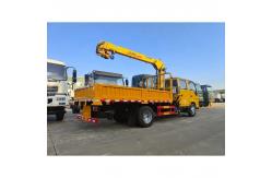 China Original Double Cabin ISUZU 4x2 3.2 Tons Crane Mounted Truck supplier