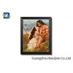 Framed 3d Pictures Of Skull , Stock 3d Wall Poster With Black Frame