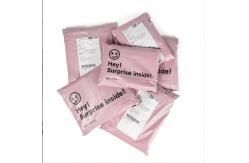 China PLA Compostable Poly Mailer In Pink For Environmentally Responsible Packaging Solutions supplier
