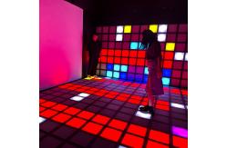 China Active Floor Game Room Super Grid 30x30cm Interactive Led Gaming Light Tiles supplier