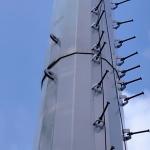 OEM Antenna 30m 30m/S Monopole Steel Tower for sale
