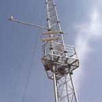 Q345 Galvanized Tubular Steel Tower Telecommunication for sale