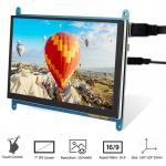 Raspberry Pi4 HDMI 7 Inch TFT LCD Display 800x480 Dots With Capacitive Touch Panel for sale