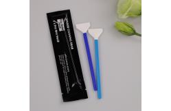 China Lint Free Camera Full Frame Microfiber Swabs With PP Handle supplier