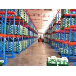 5000mm Drive Through Pallet Racking Blue / Orange Industrial Metal Shelving for sale