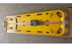 China 210CM 6CM Folding Scoop Stretcher Lightweight Foldable Stretcher ABS Handrails supplier