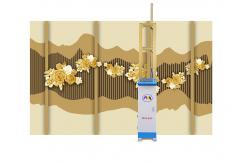 China Zkmc Wall 3d Printing Machine Multispeed Adjustable With Picture Texture Lifeful supplier
