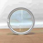 Moon  Aluminum Round Windows 4mm 5mm 6mm Double Tempered Glass Round Aluminum Windows for sale