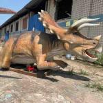 Jurassic World Dinosaur Theme Exhibitions Realistic Animatronic Dinosaur Triceratops Model