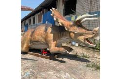 China Jurassic World Dinosaur Theme Exhibitions Realistic Animatronic Dinosaur Triceratops Model supplier